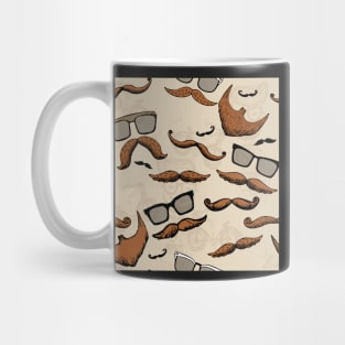 Retro Glasses & Mustache | Urban Finery Mug